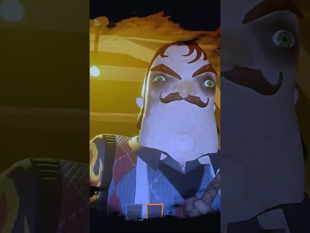 BUTCHER Neighbor is Chasing me... 😱 #secretneighbor #shorts