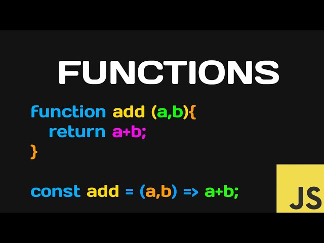Functions in Js 