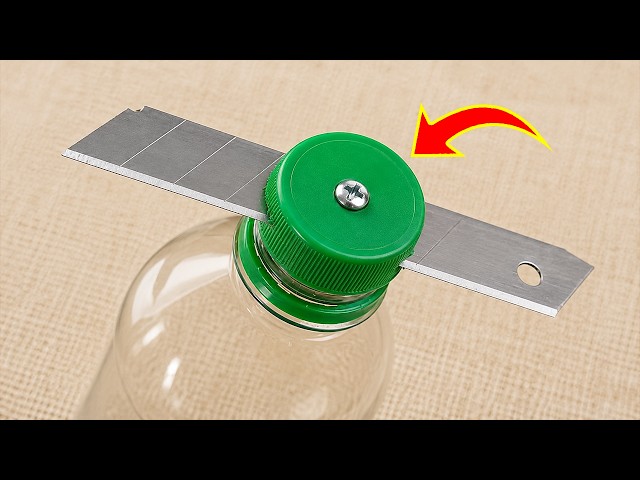Multi-Purpose Cutter + Plastic Bottle Cap! A Genius Invention 😱 | Creation Hack