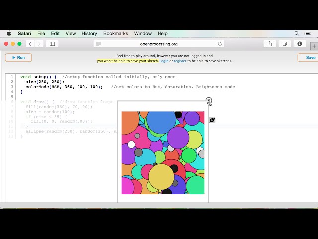 Hour of Code - Processing.js
