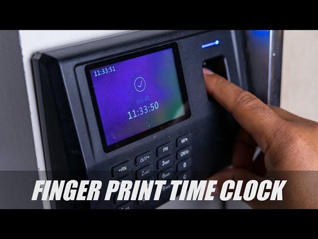 EASY TO USE FINGER PRINT TIME CLOCK | ANVIZ CX3 | SETUP and REVIEW