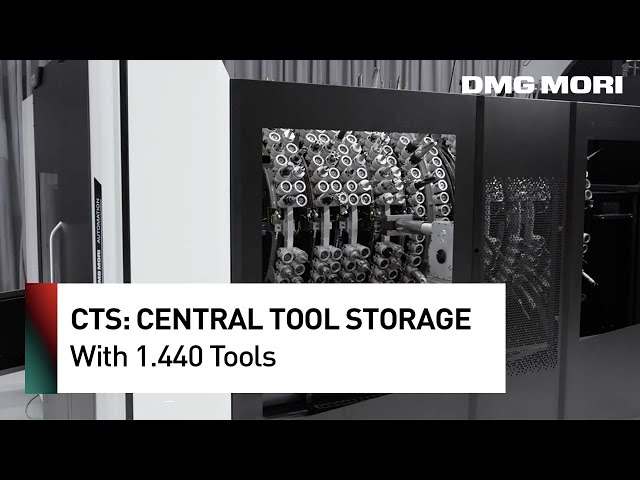 Central Tool Storage (CTS) automated tool magazine for high flexibility