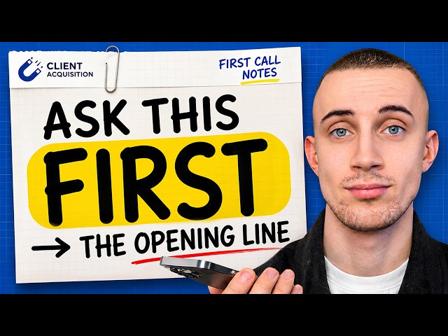 What To Say On Your First Agency Sales Call (Word For Word)
