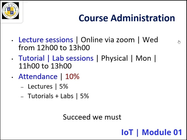 IoT (Internet of Things) Lecture 01 - Introduction to IoT fundamentals