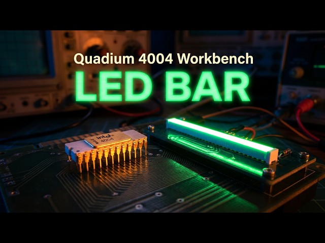 Intel 4004: How to Connect an LED Bar | Quadium 4004