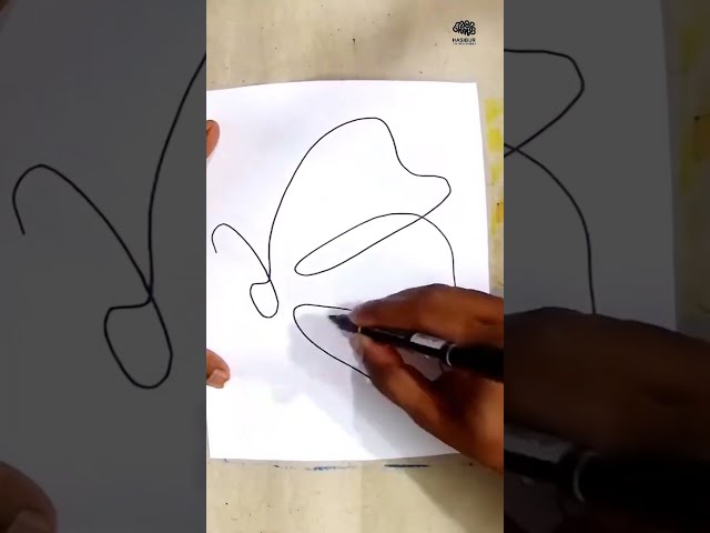 One line art a butterfly #art