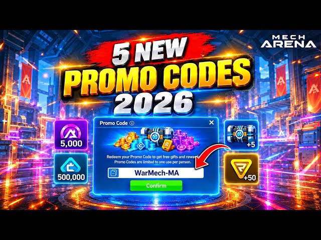 Mech Arena - New Promo Codes 2026 (A-Coins, Credit) #promocodes