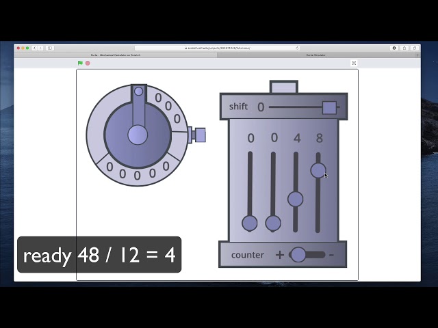 Simulation of Curta Mechanical Calculator