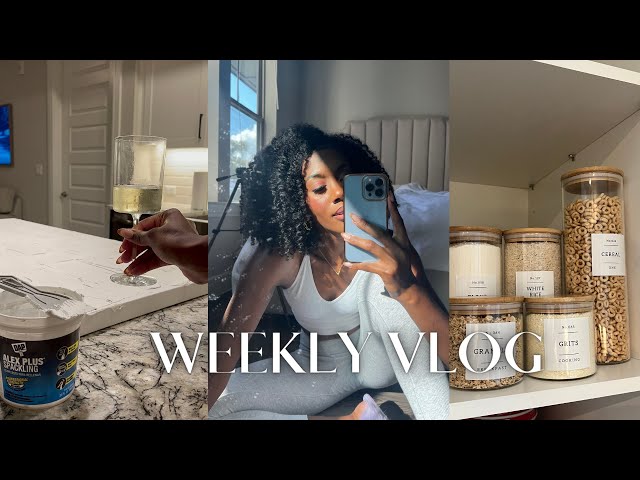 ADDRESSING THE LIE, DECORATING NEW SPACE, SELF LOVE, TEXTURED ART, SMOTHERED CHICKEN | WEEKLY VLOG