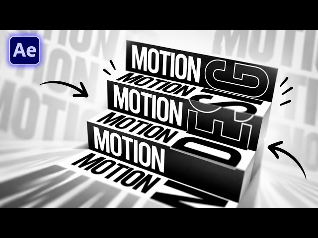 Kinetic Typography Animation in After Effects – No Plugins