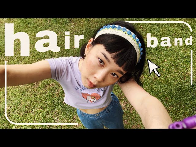 crochet tulip headband 🌷(easy tutorial for beginners)
