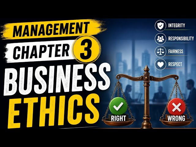 Modern Management Chapter 3 - Business Ethics