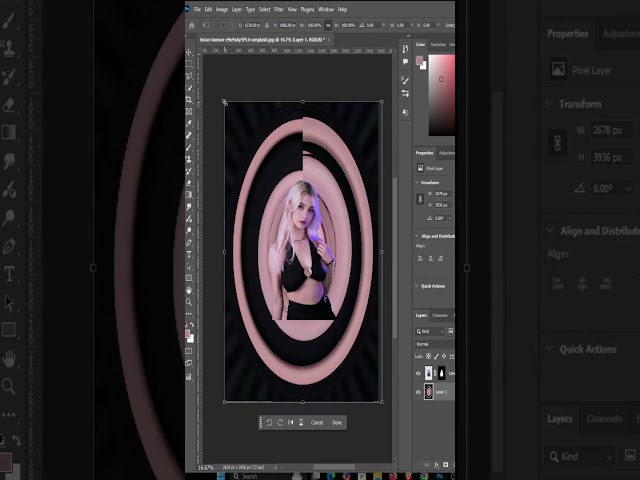 Pixel Portrait Photoshop tutorial in 50 Second #photoshop #adobephoto #2026