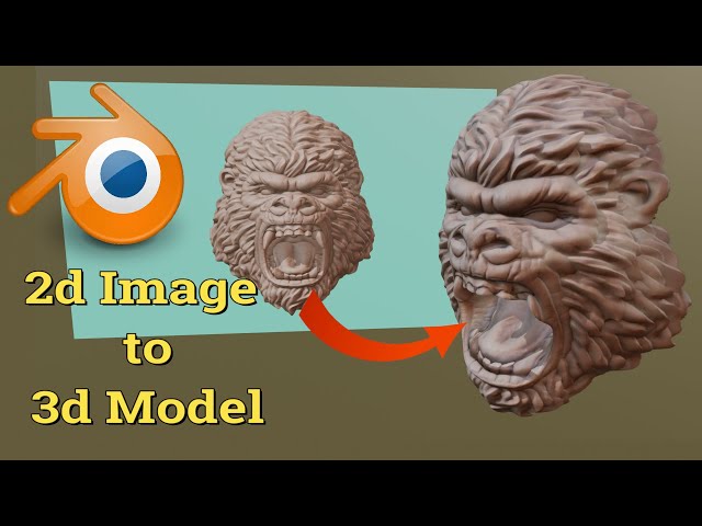 How to Convert 2d Image to 3d Model in Blender