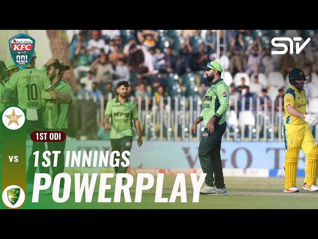 1st Innings Powerplay | Pakistan vs Australia | Match 01 | ODI Series 2026 | PCB | M9J1H