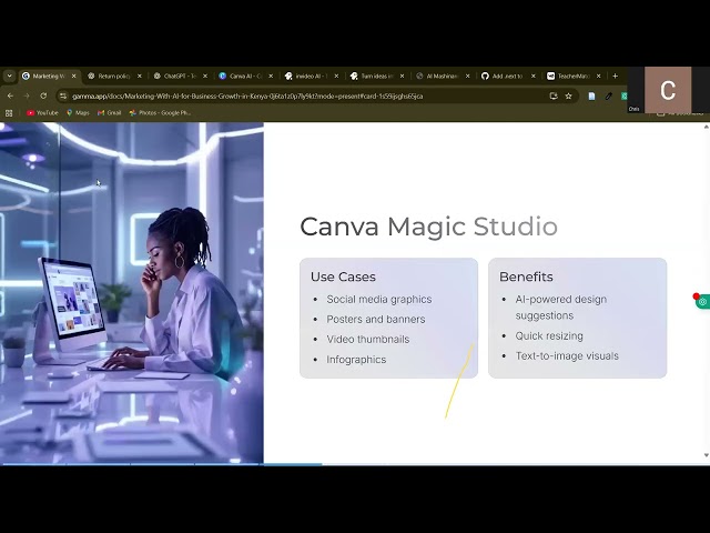 Visual Content Creation with AI | Canva, InVideo, HeyGen, ElevenLabs | AI Mashinani Kenya