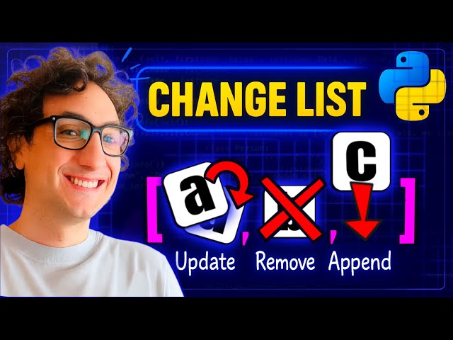 How to Add, Remove, and Update Lists in Python (Visually Explained) | #Python Course 27