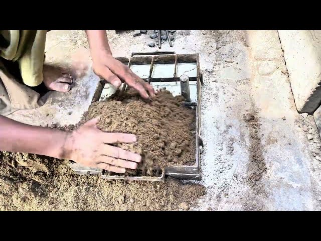 Making an Incredible Home Window Masterpiece Using Sand Casting 🪟✨