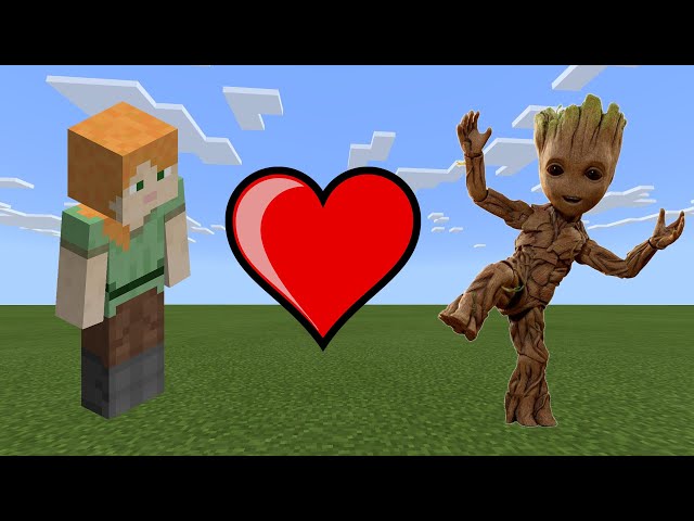 Alex Loves Groot 💗 Minecraft Compilation 9