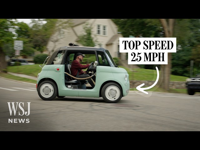What Driving Fiat's Micro EV on American Roads Is Actually Like | WSJ News