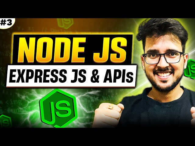 Express.js Tutorial for Beginners | REST API Node.js Express | Node.js Tutorial in Hindi