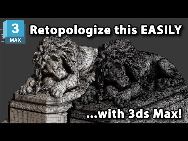 How to Retopologize in 3ds Max