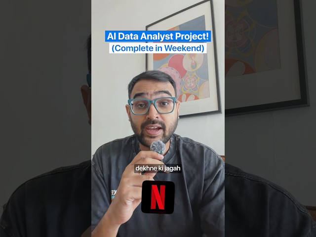 Top 3 AI Data Analyst Projects to Complete in a Weekend 2026