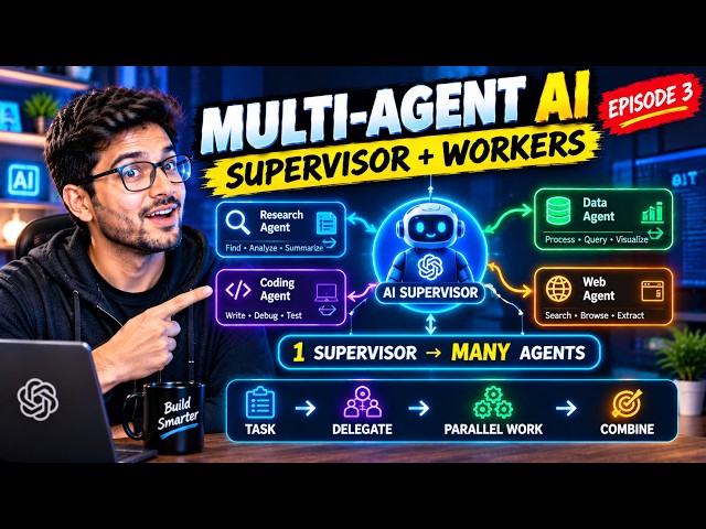 Multi-Agent Systems — Supervisor + Parallel Workers (AI Agents from Scratch — Episode 3)
