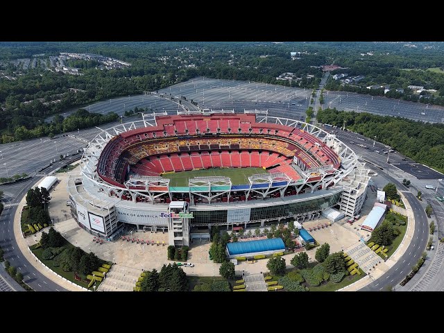 Fed Ex Field Drone Footage
