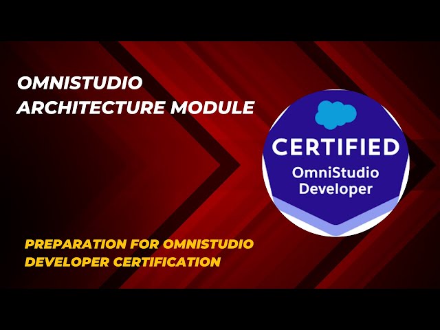 Omnistudio Architecture Module