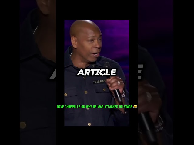 Dave Chappelle attacked on Stage (Standup) .