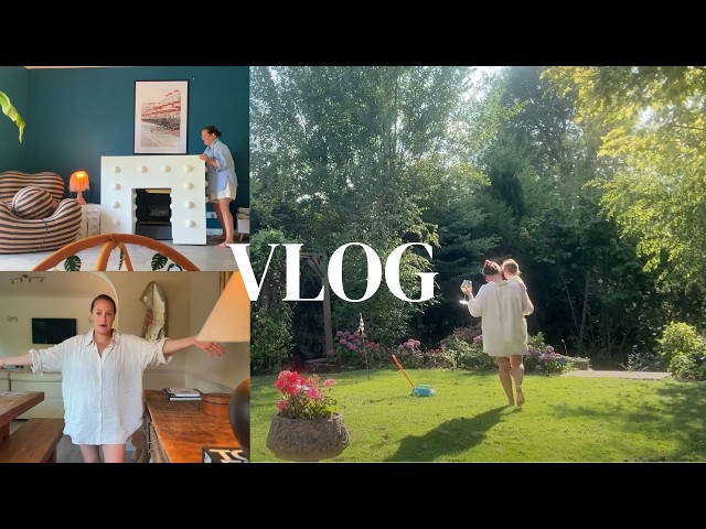 VLOG: house tour with to do list, planning projects, making pizza