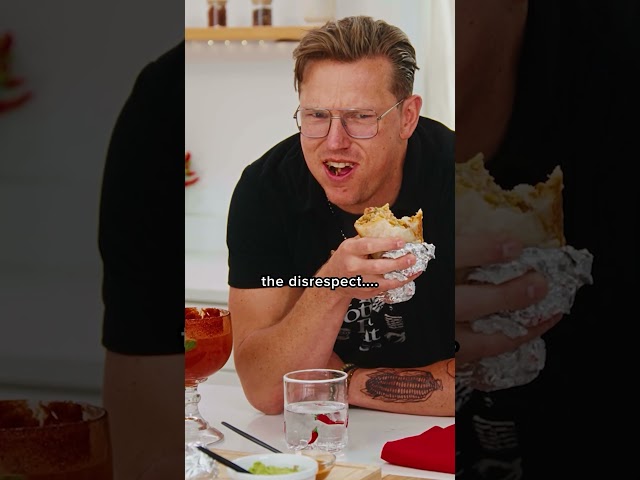 @Mythical Kitchen's Chef Josh takes on Esther's ULTIMATE burrito challenge! 🥵