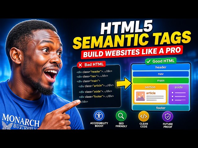 HTML5 Semantic Tags | Build Websites Like a Pro