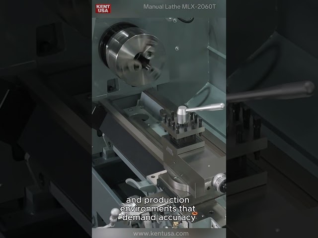 Robust Precision with KENT USA's MLX-2060T Manual Precision Lathe
