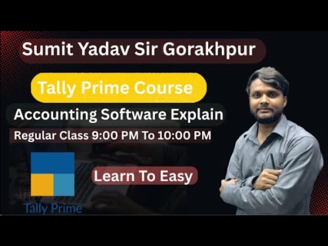 Part 20 Tally Prime Course | Bright Computer Institute | Sumit Yadav Sir
