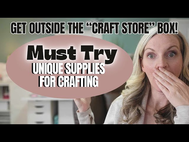Unexpected Craft Supplies You Have to See!