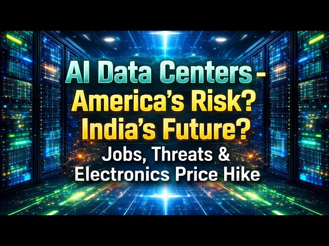 AI Data Centers – America’s Risk? India’s Future? Jobs, Threats & Electronics Price Hike