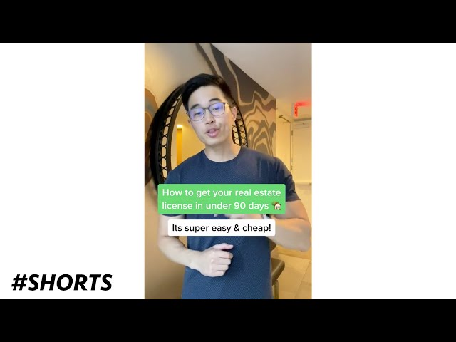 How to Get Your Real Estate License in 30 Seconds (#shorts)