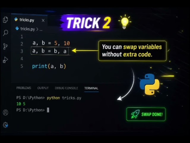3 Python Tricks That Feel Illegal 😳🔥 #shorts
