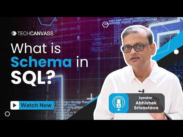 What is Schema in SQL? - SQL  Tutorial | Techcanvass