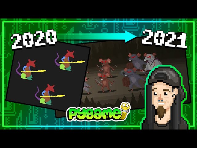 1 YEAR PROGRESS IN MY PYGAME RPG! (Ork Slayer Indie Game - 100Subs/XMas Special)