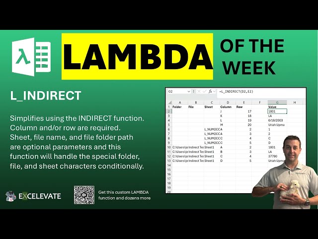 LAMBDA of the Week: L_INDIRECT - 9/25/2026 [FREE WORKBOOK!]