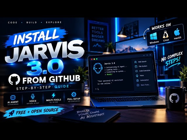 Build JARVIS 3.0 AI Assistant | Voice, Memory & PC Control (Full Tutorial 2026)