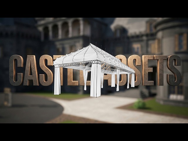 Modeling Castle assets in 3ds Max - Marvelous Designer| Hard Surface   #4