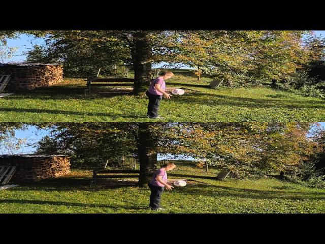Slow motion 3D (stereoscopic) test on GH4