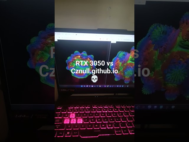 Real test: RTX 3050 laptop Vs cznull.github.io