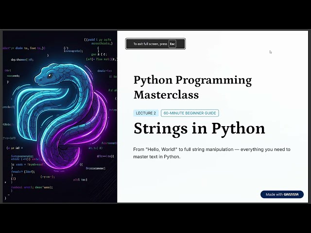 Python:lecture-2