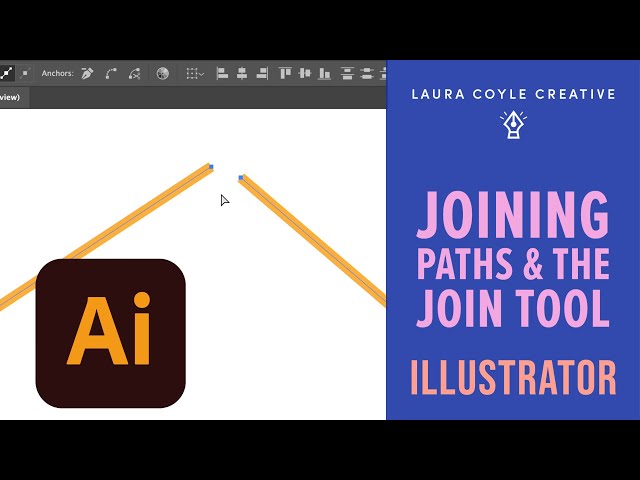 How to Join Paths and Anchor Points in Adobe Illustrator, Plus Join Tool