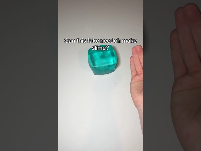 Can this fake needoh make slime? #slime #squishy #needoh